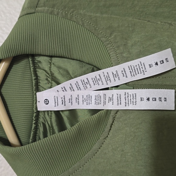 Lululemon Bomber, Reversible Jacket Size 4 - Picture 2 of 7